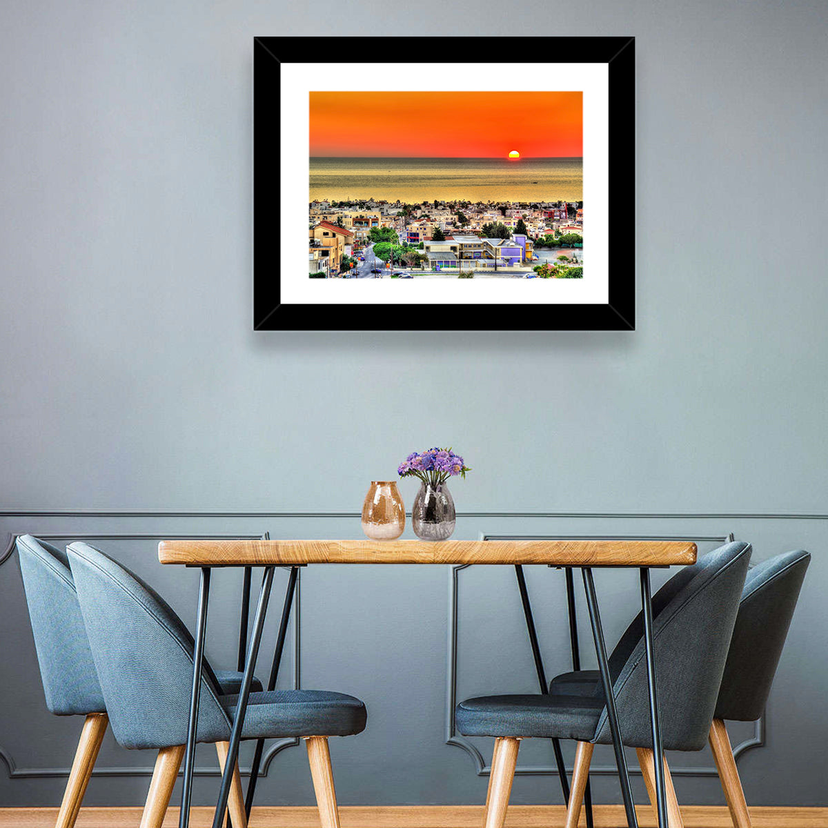 Paphos Sunset Wall Art
