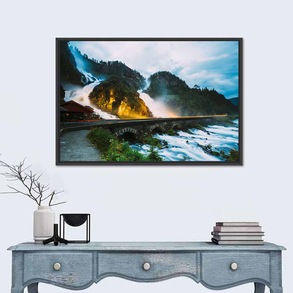 Latefossen Waterfall Wall Art