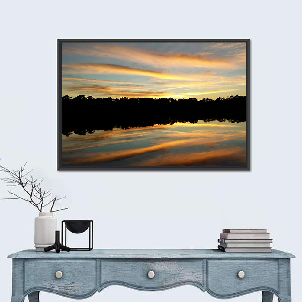 Lake Charles Sunset Wall Art