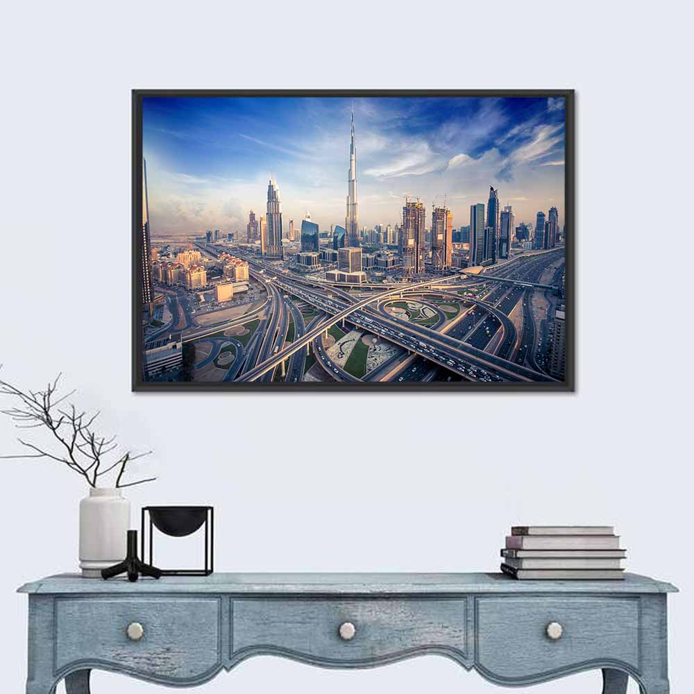 Dubai Skyline Wall Art