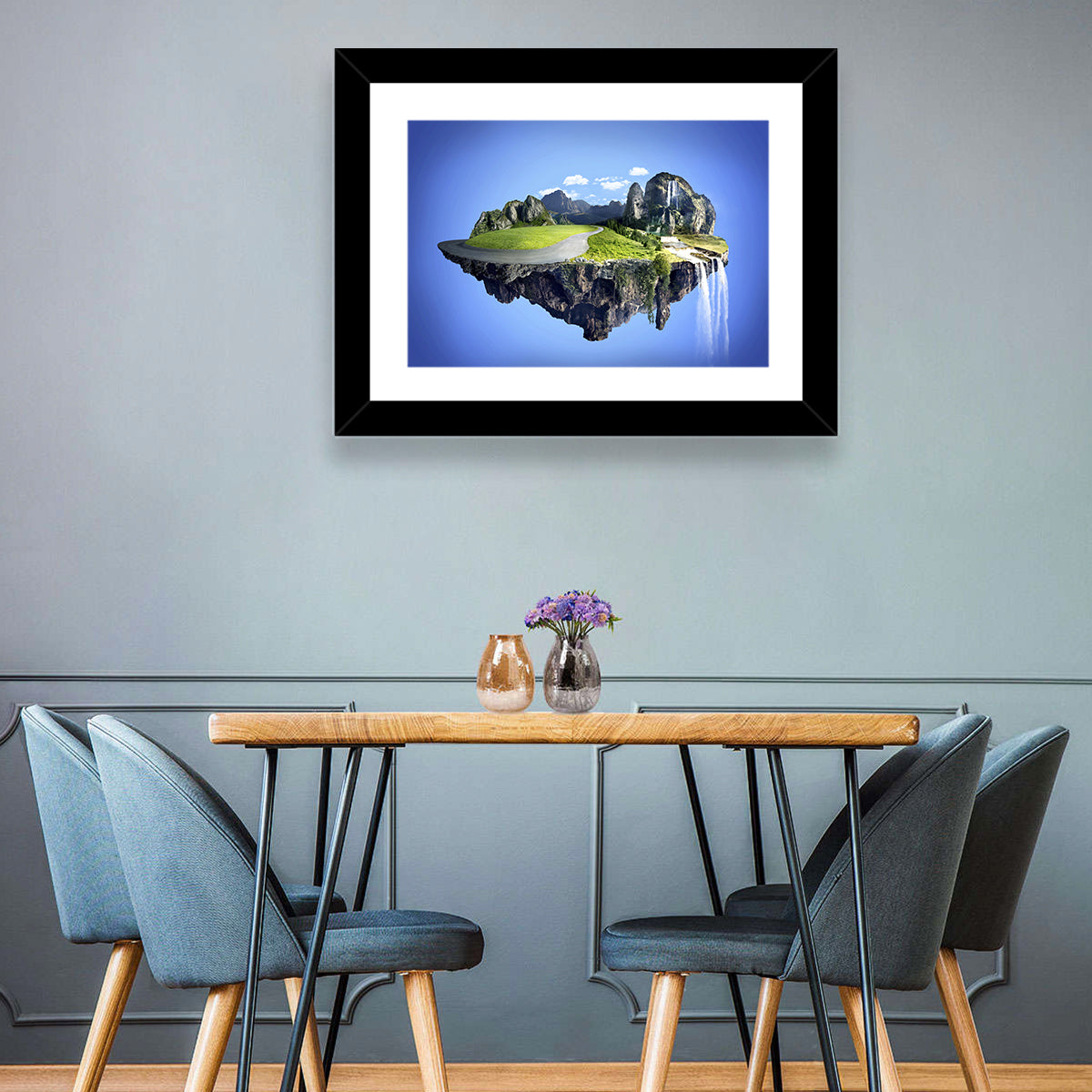 Floating Islands Concept Wall Art
