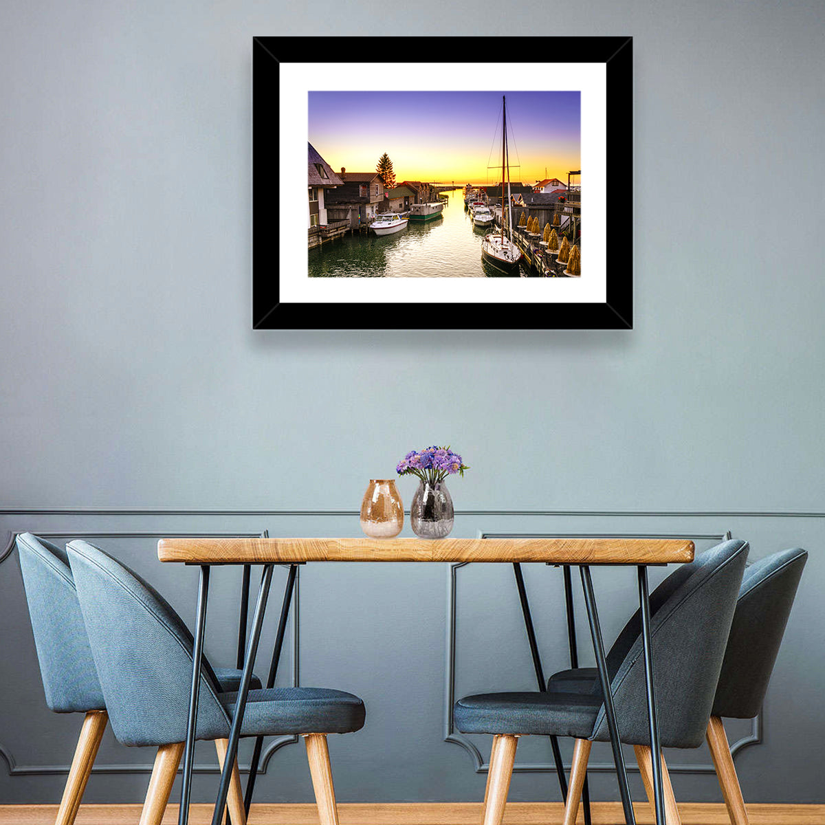 Leland Fishtown Sunset Wall Art