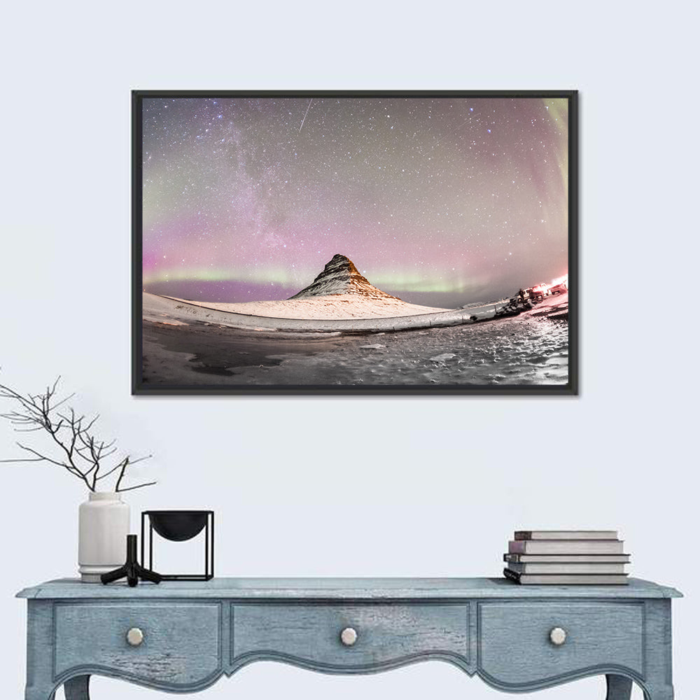 Snowy Kirkjufell Wall Art