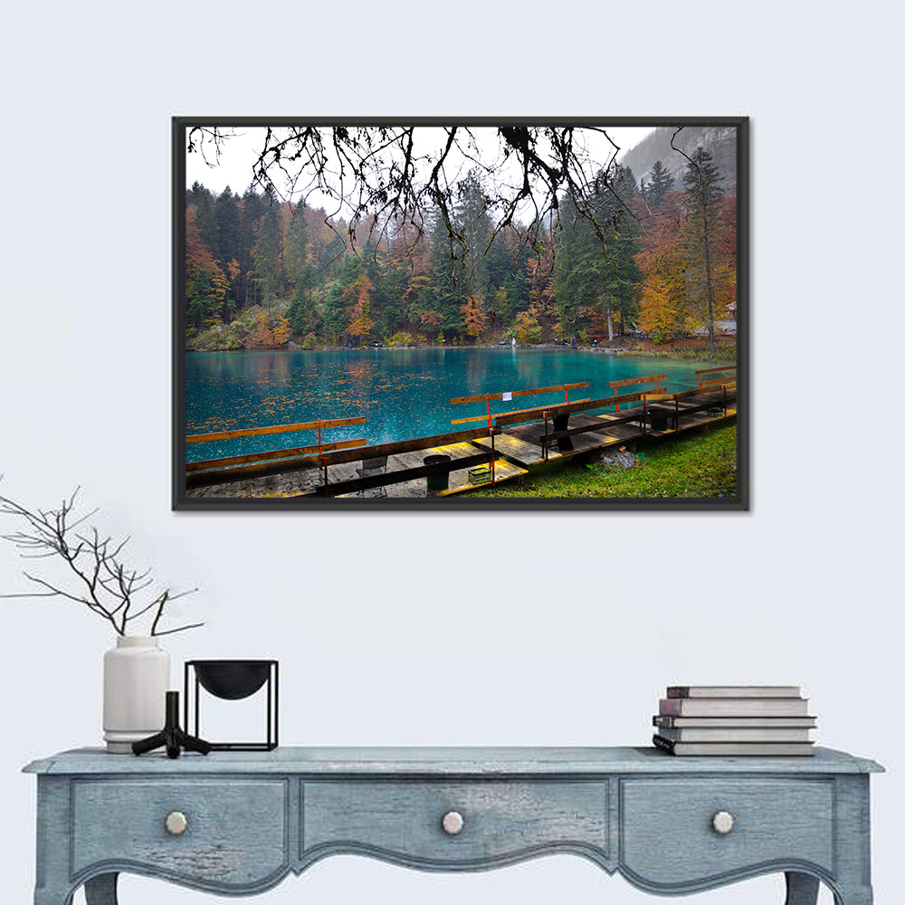 Blausee Crystal Lake Wall Art