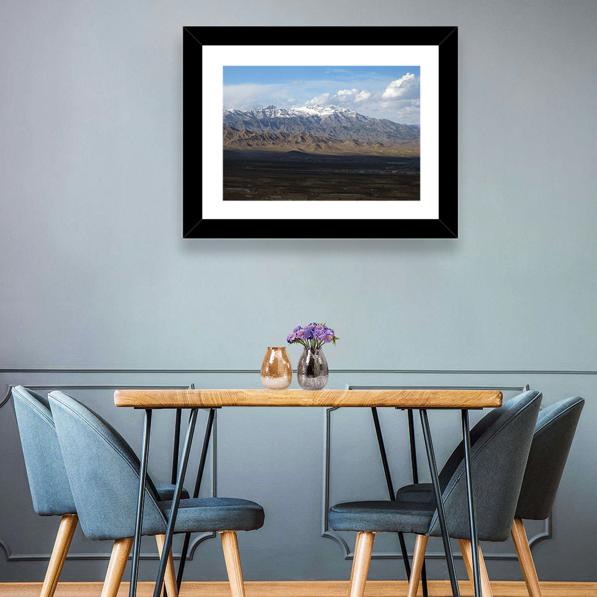 Snow Covered Afghan Mountains Wall Art