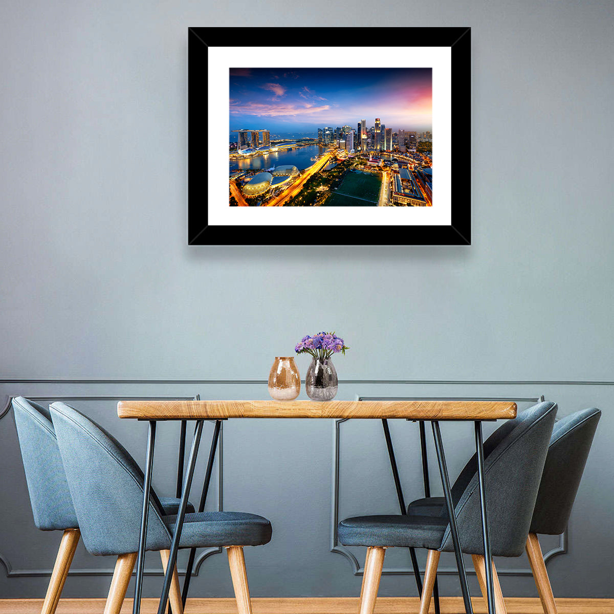 Singapore Cityscape Wall Art