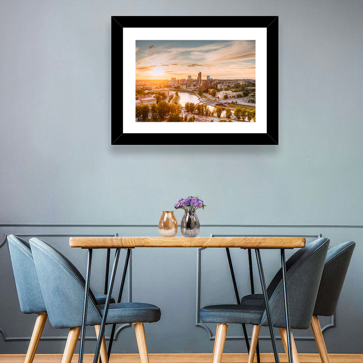 Vilnius Cityscape Wall Art