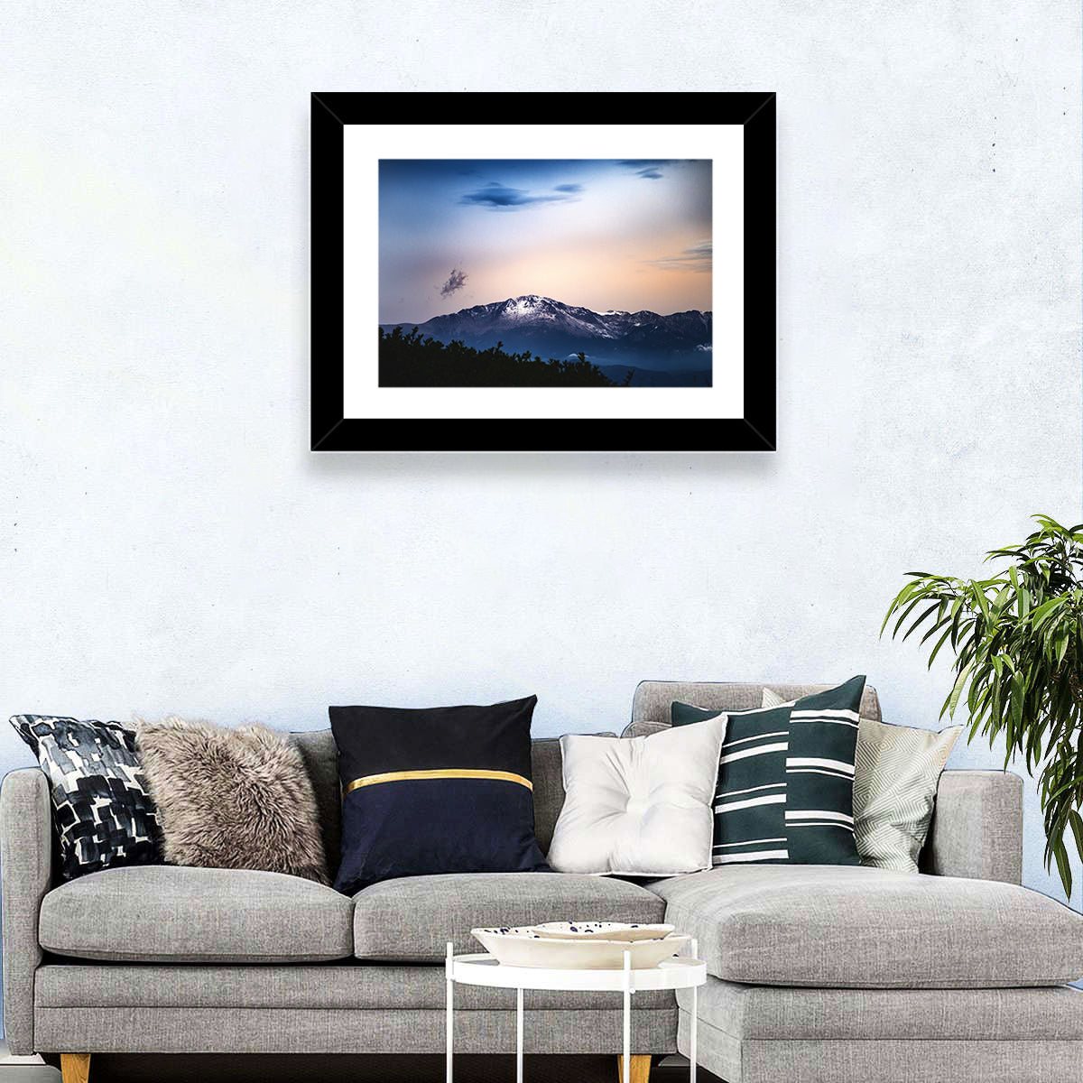 Snowy Pikes Peak Wall Art
