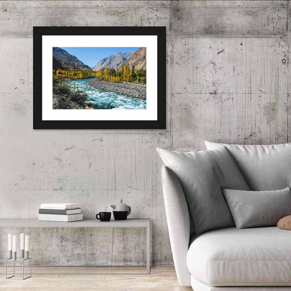 Gilgit River Pakistan Wall Art
