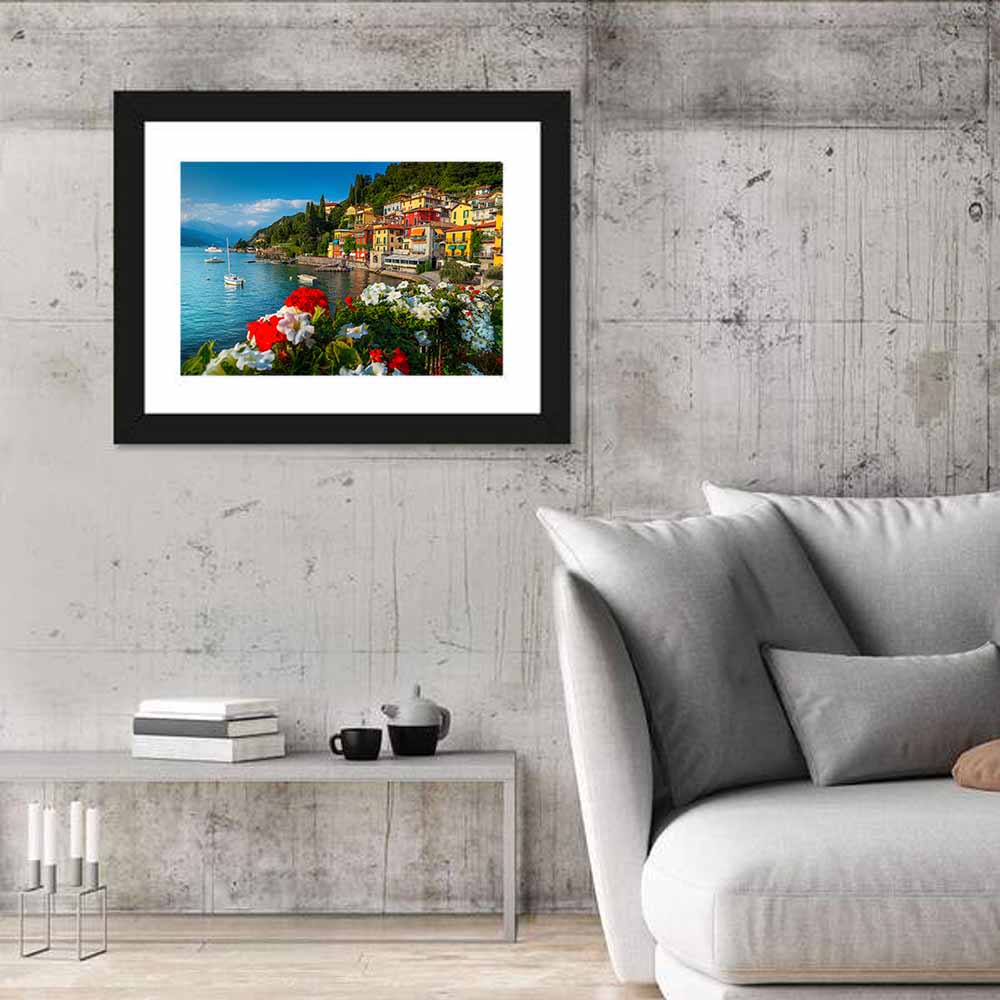 Lake Como Harbor Wall Art