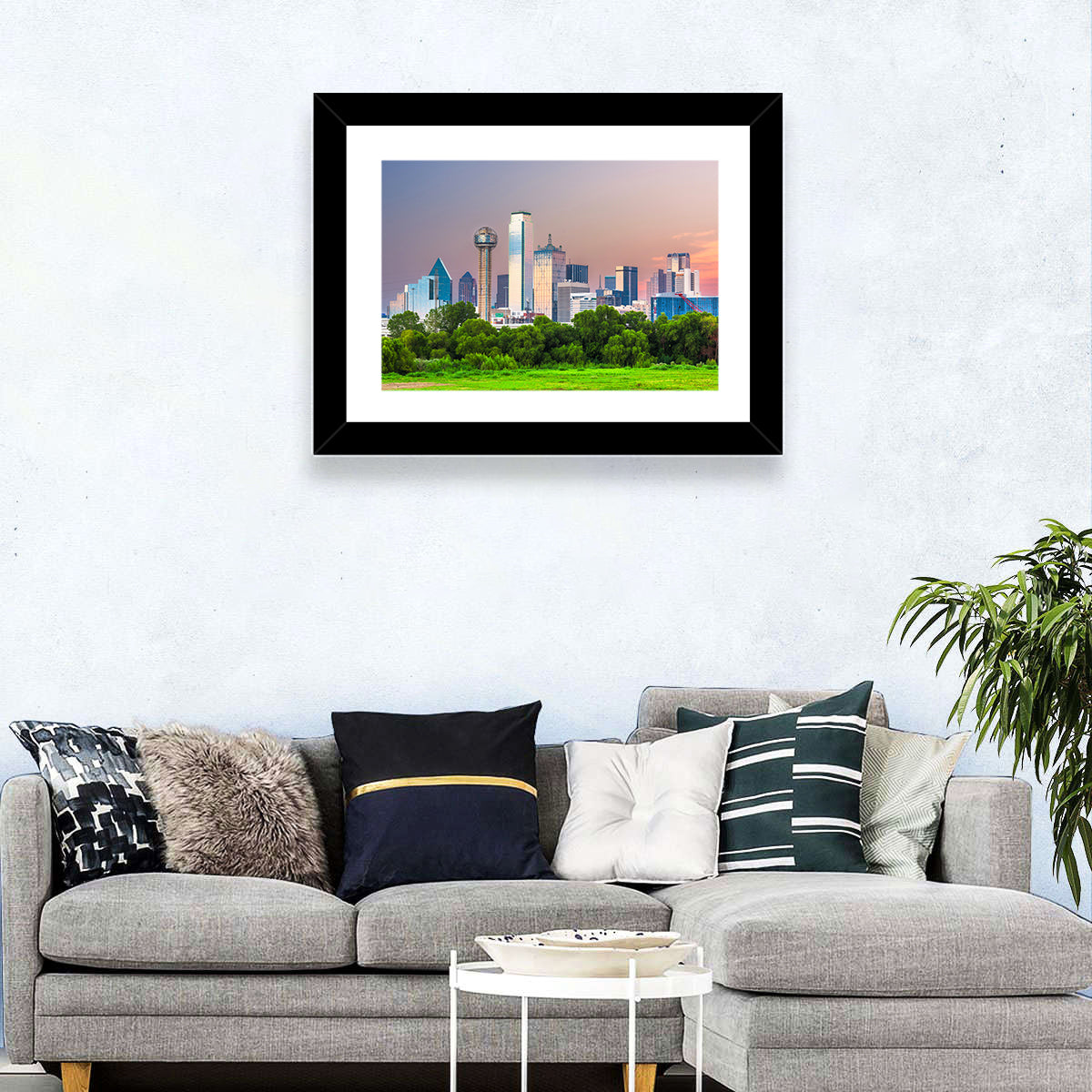Dallas Skyline Wall Art