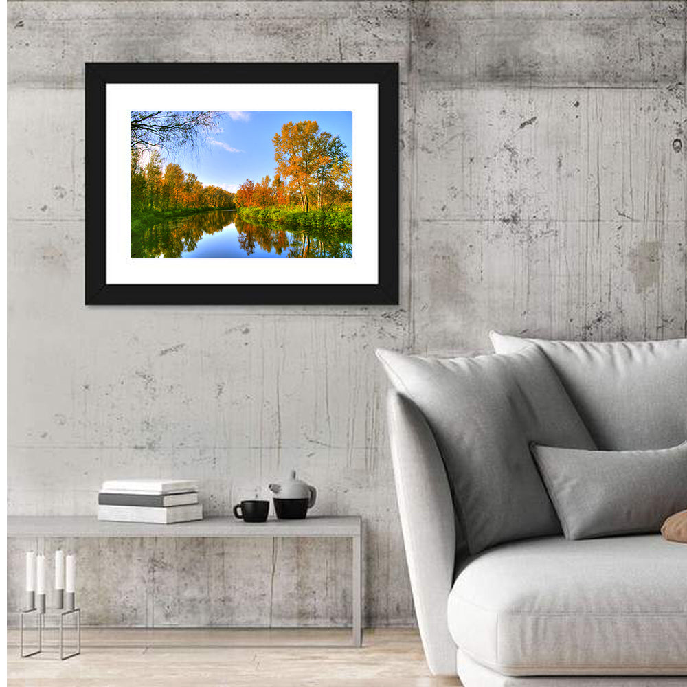Autumn River Wall Art