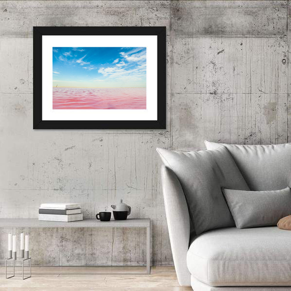 Pink Lake Wall Art