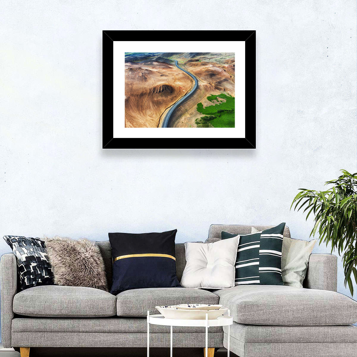 Geysers Valley Highway Wall Art