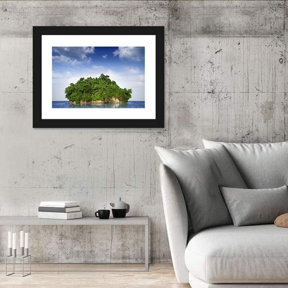 Small Tropical Island Wall Art