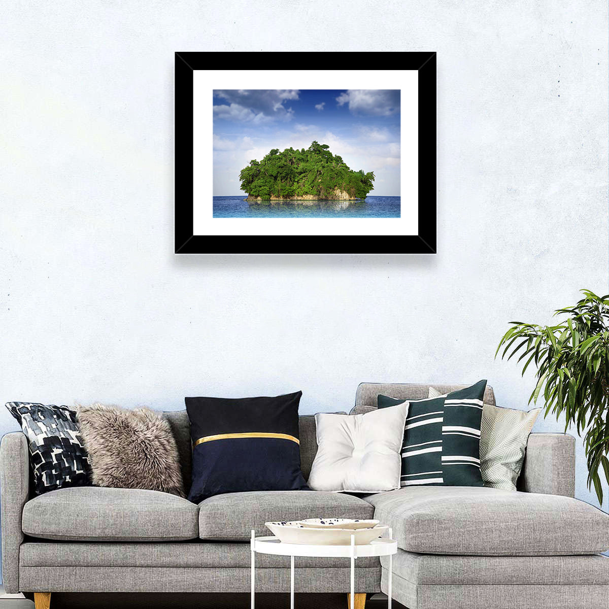 Small Tropical Island Wall Art