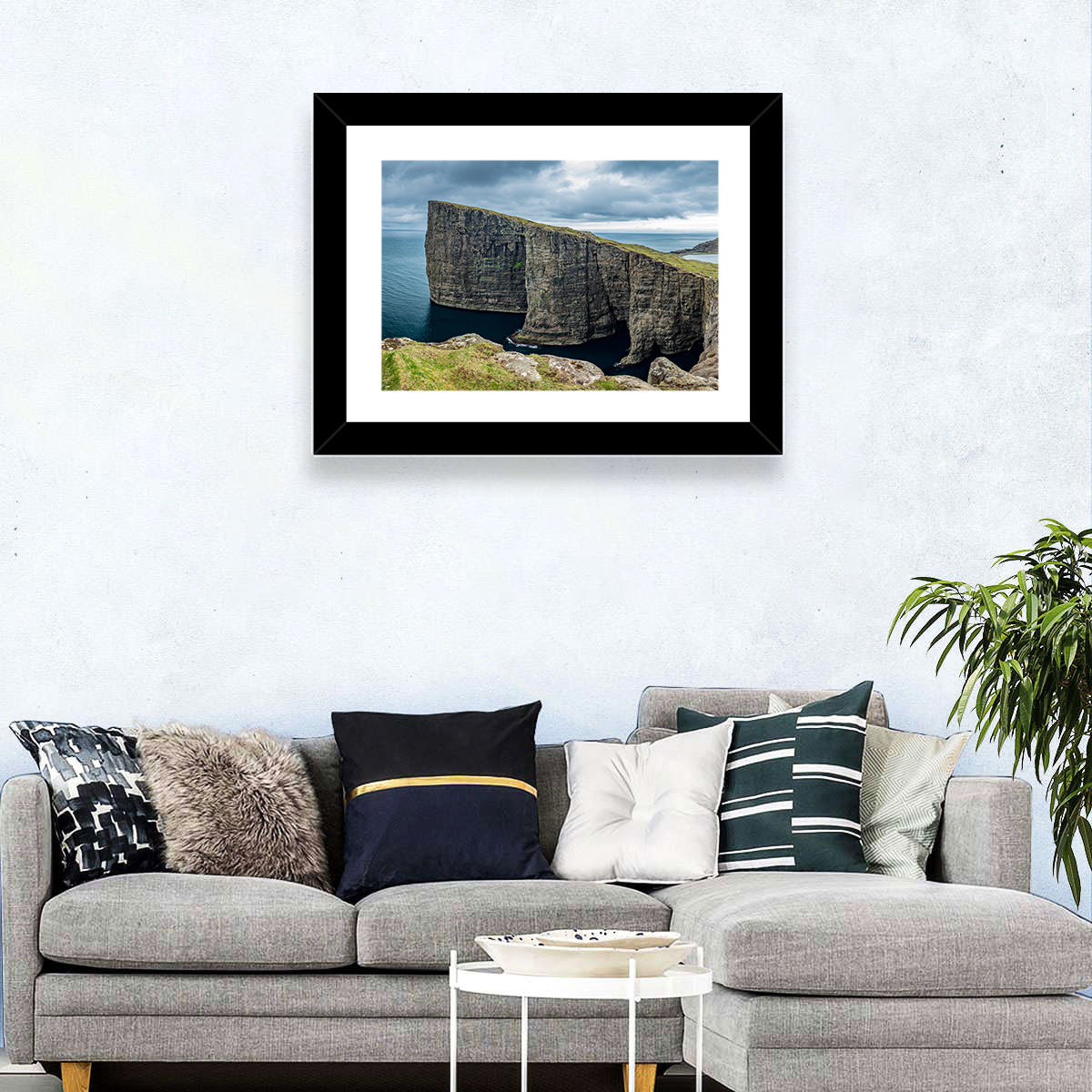 Faroe Islands Cliff Wall Art