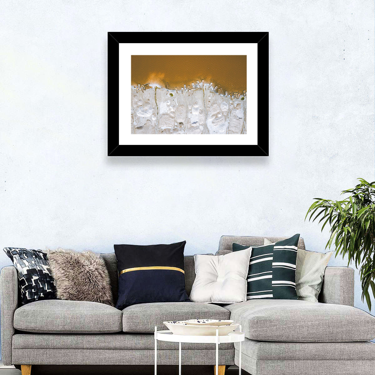 Lake Rose Senegal Wall Art