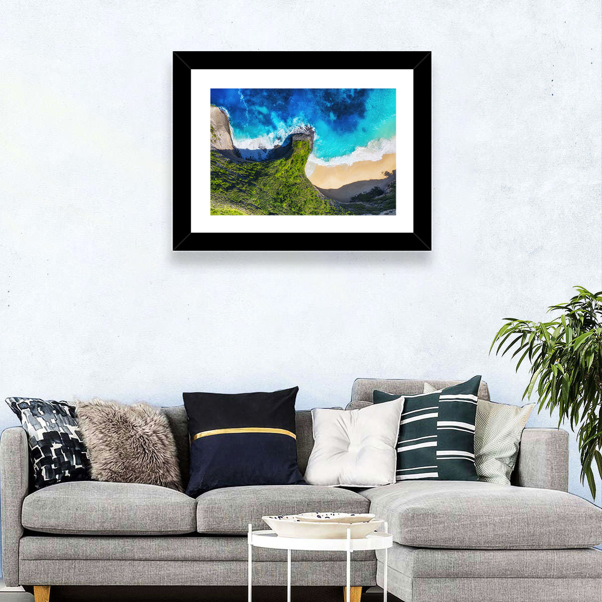 Beach Cliffs Wall Art
