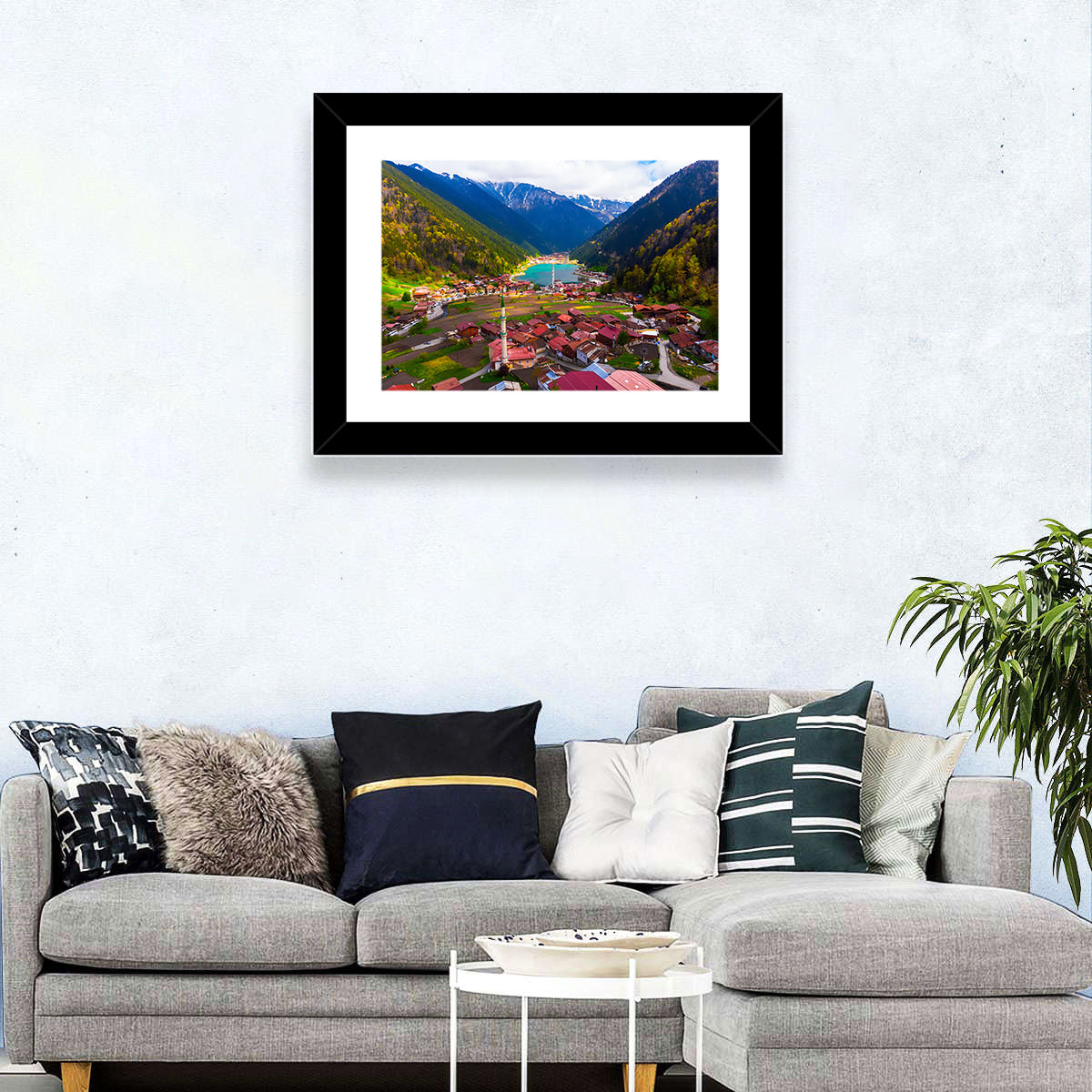 Uzungol Village Lake Wall Art