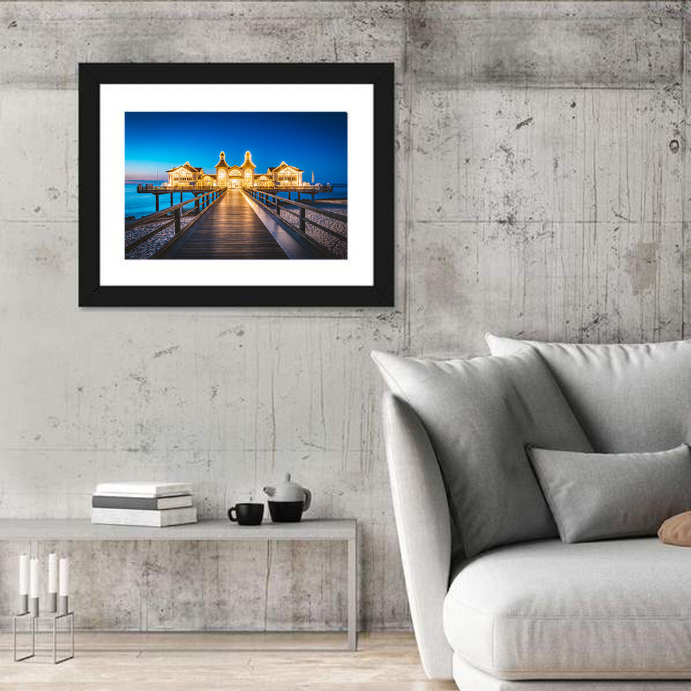 Sellin Pier at Twilight Wall Art