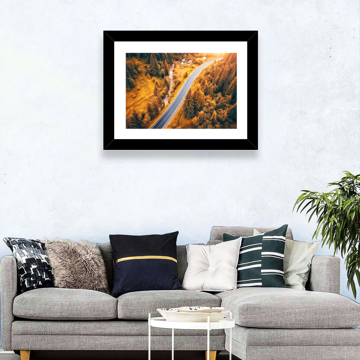 Carpathian Autumn Road Wall Art