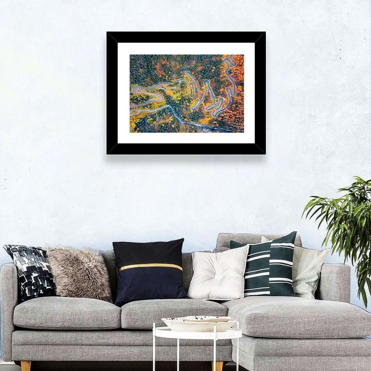 Maloya Pass Aerial Wall Art