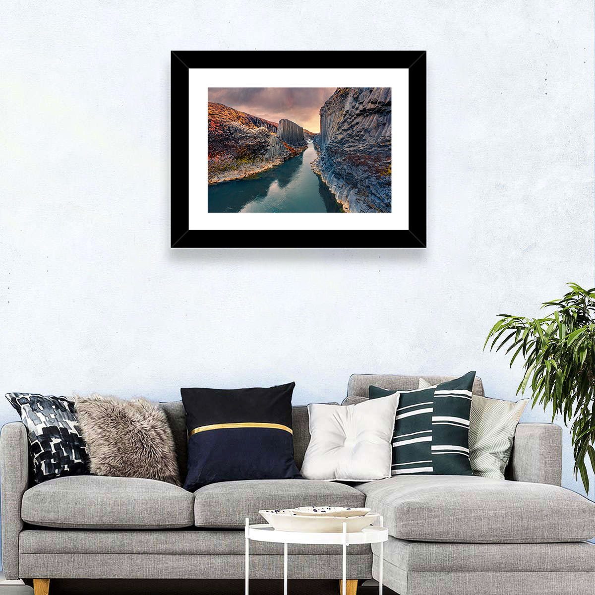 Studlagil Canyon Wall Art