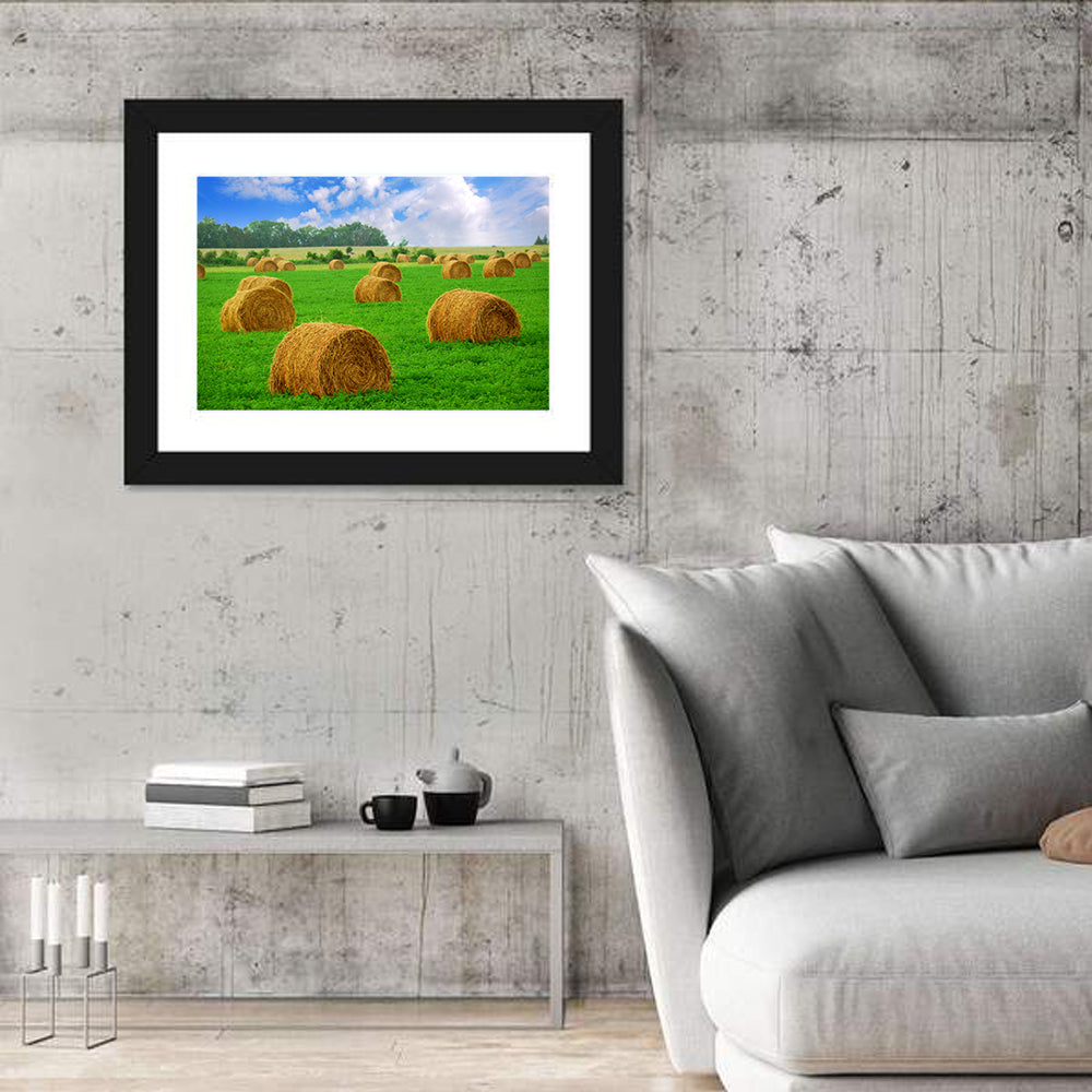 Hay Bales Wall Art