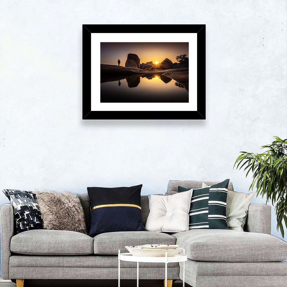 Hemakuta Hill Temples Wall Art