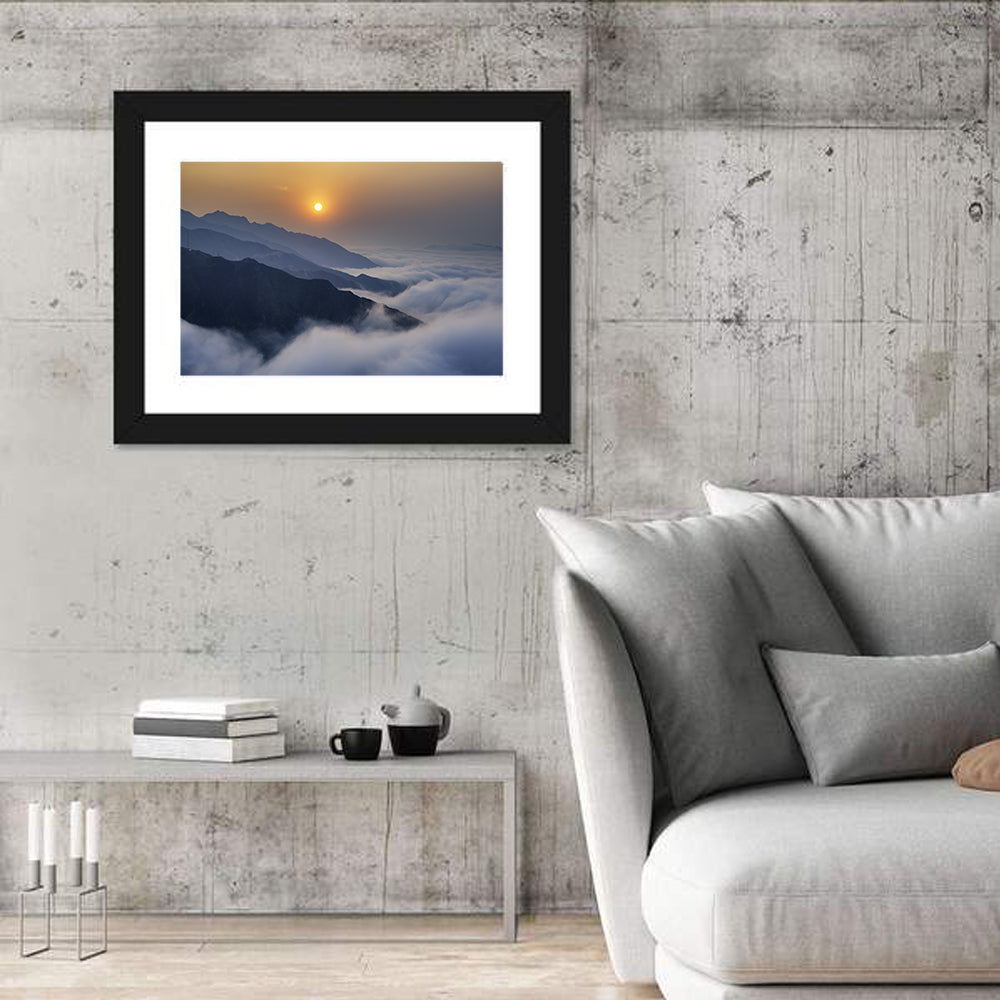Ta Xua Mountain Range Wall Art