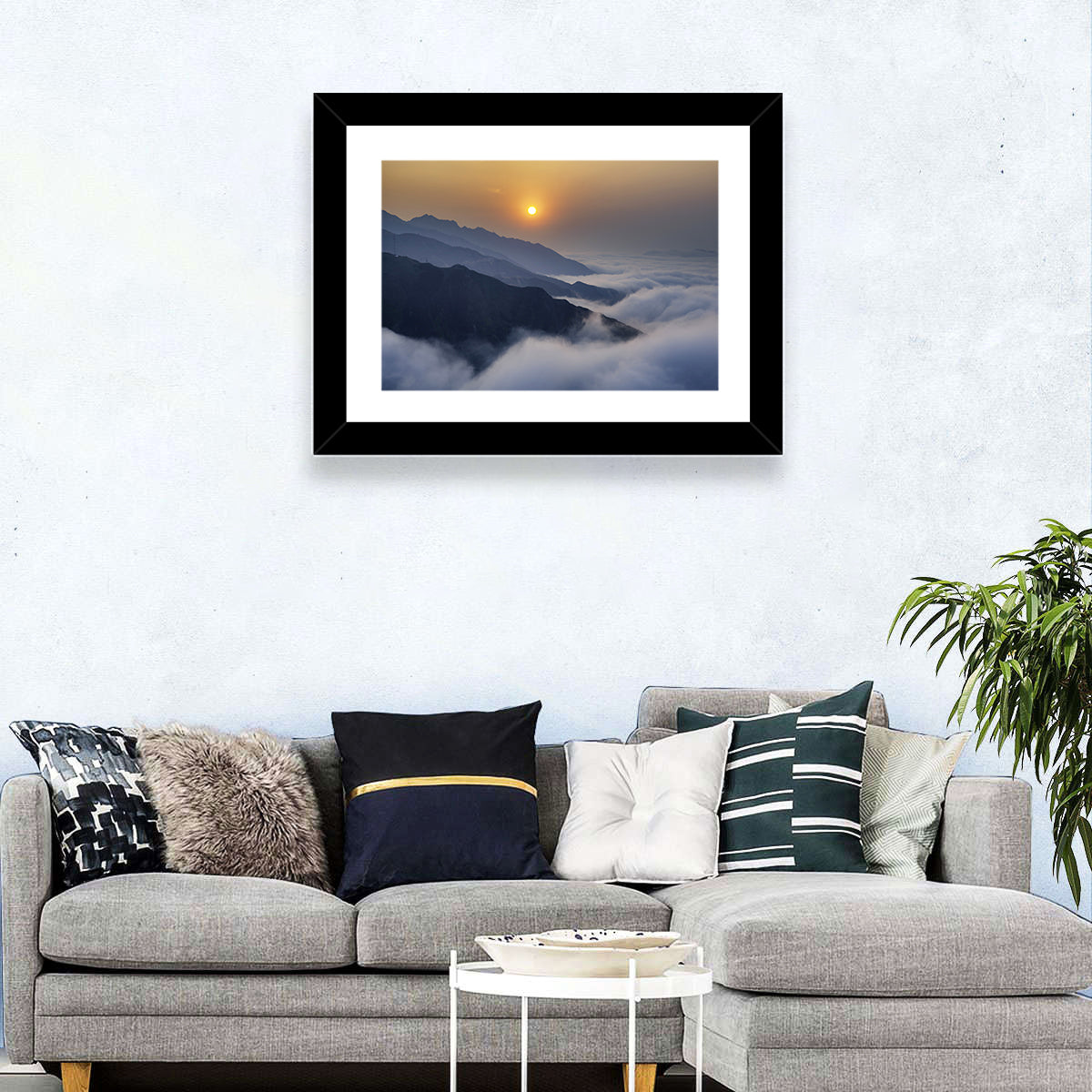 Ta Xua Mountain Range Wall Art