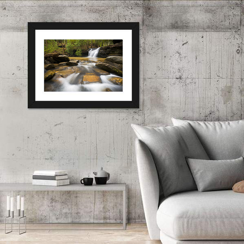 South Carolina Waterfall Wall Art