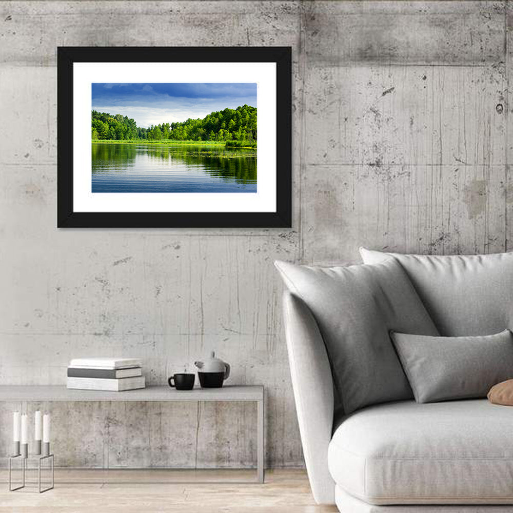 Mazury Forest Lake Wall Art