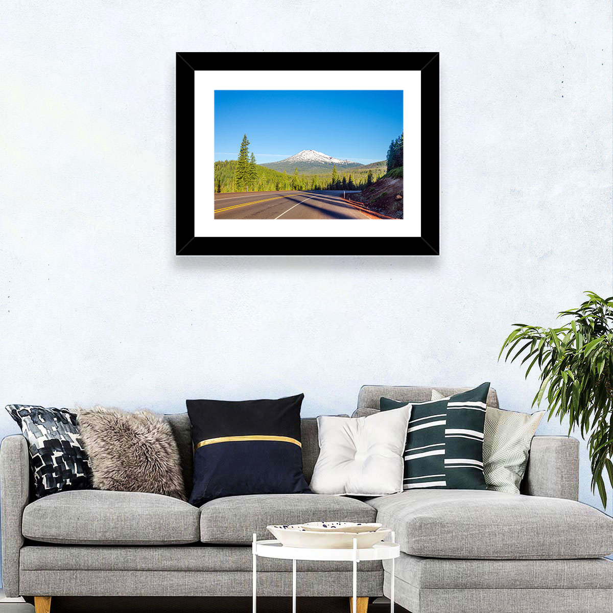 Mount Bachelor From Highway Wall Art