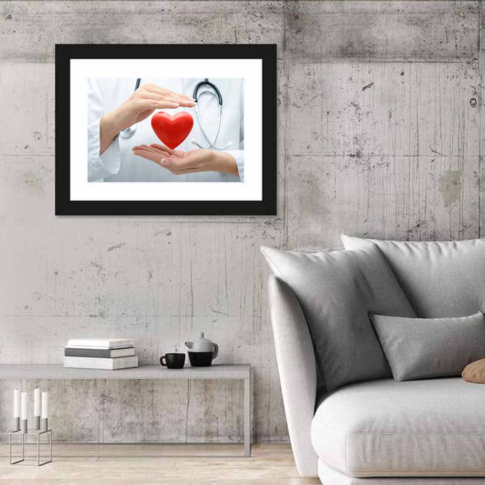 Patient Care Heart Sign Wall Art