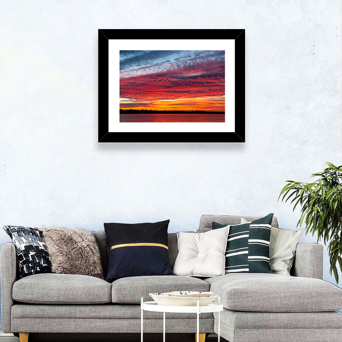 Lake Ijssel Sunset Wall Art