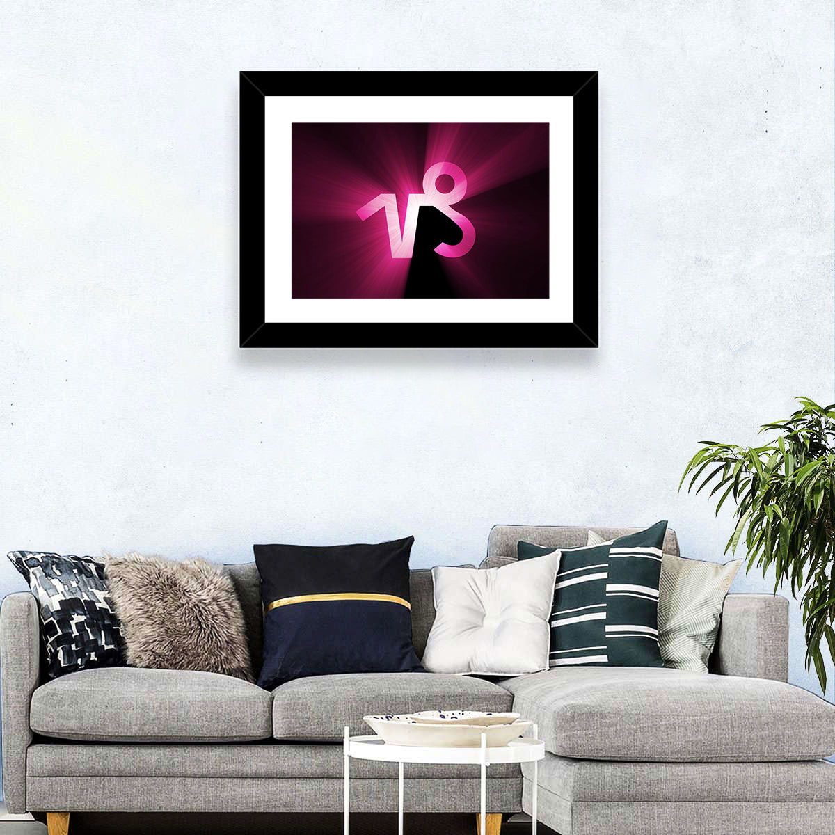 Capricorn Symbol Wall Art