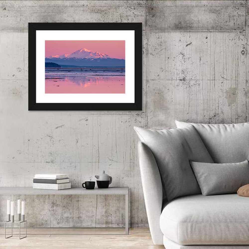 Mount Baker Sunset Wall Art