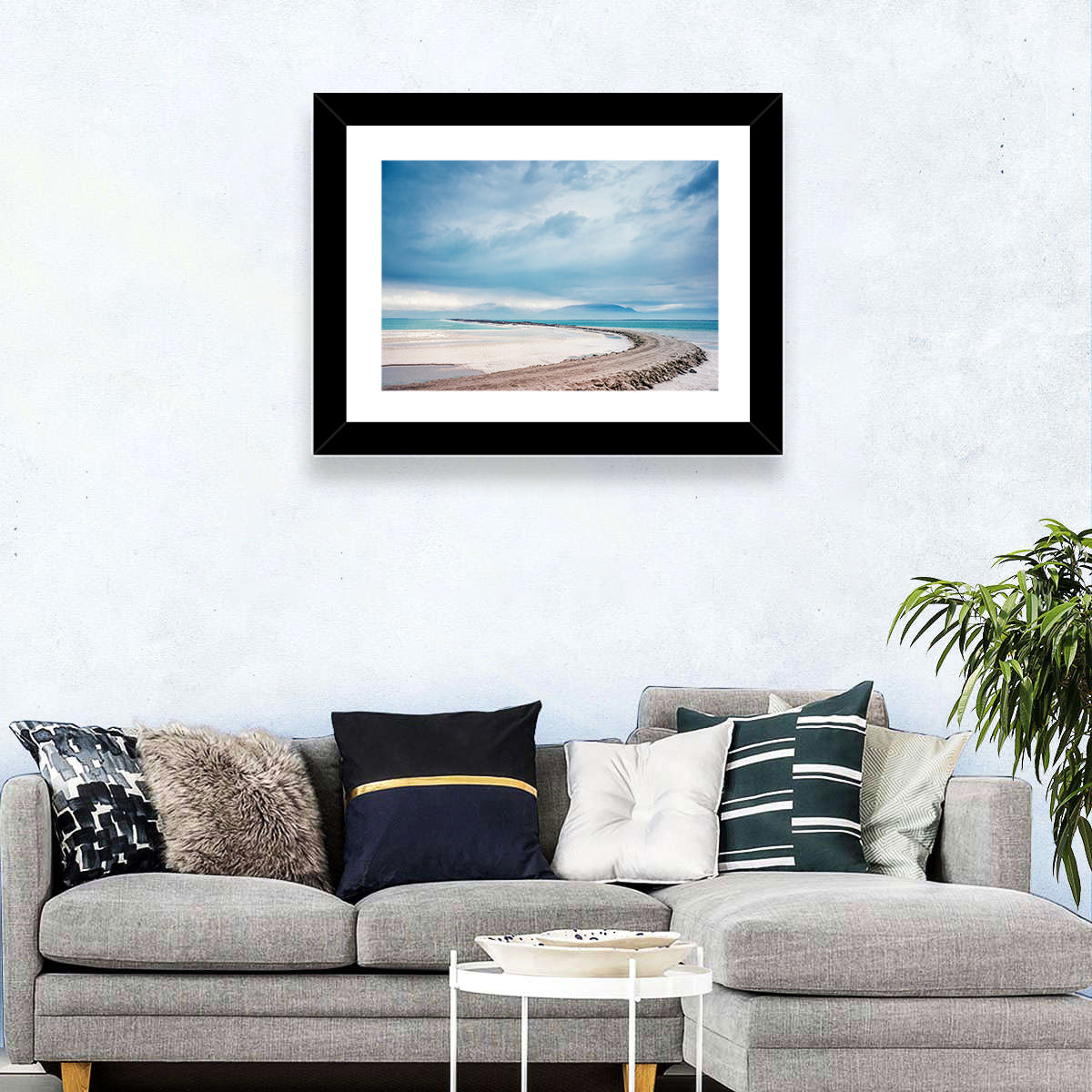Dead Sea Coastline Wall Art