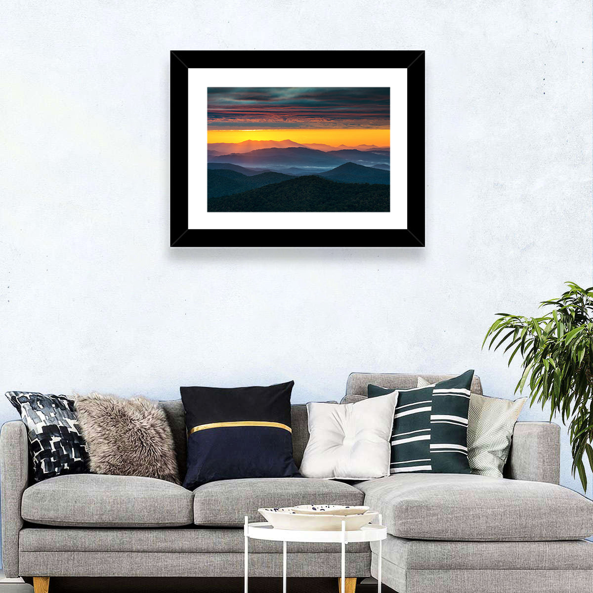 North Carolina Blue Ridge Sunrise Wall Art