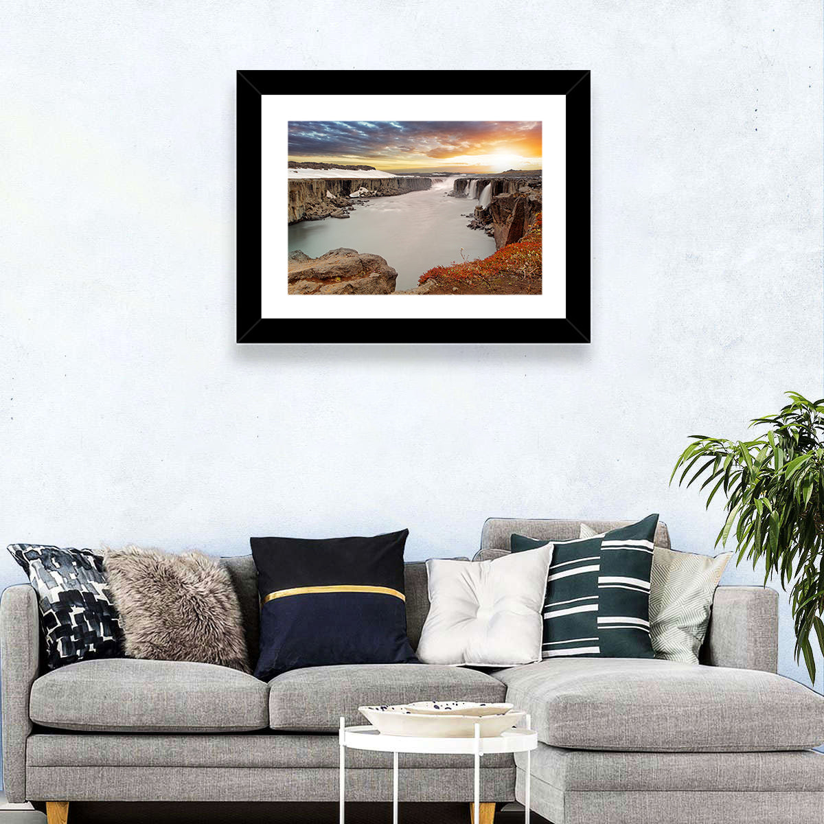 Selfoss Waterfall Wall Art