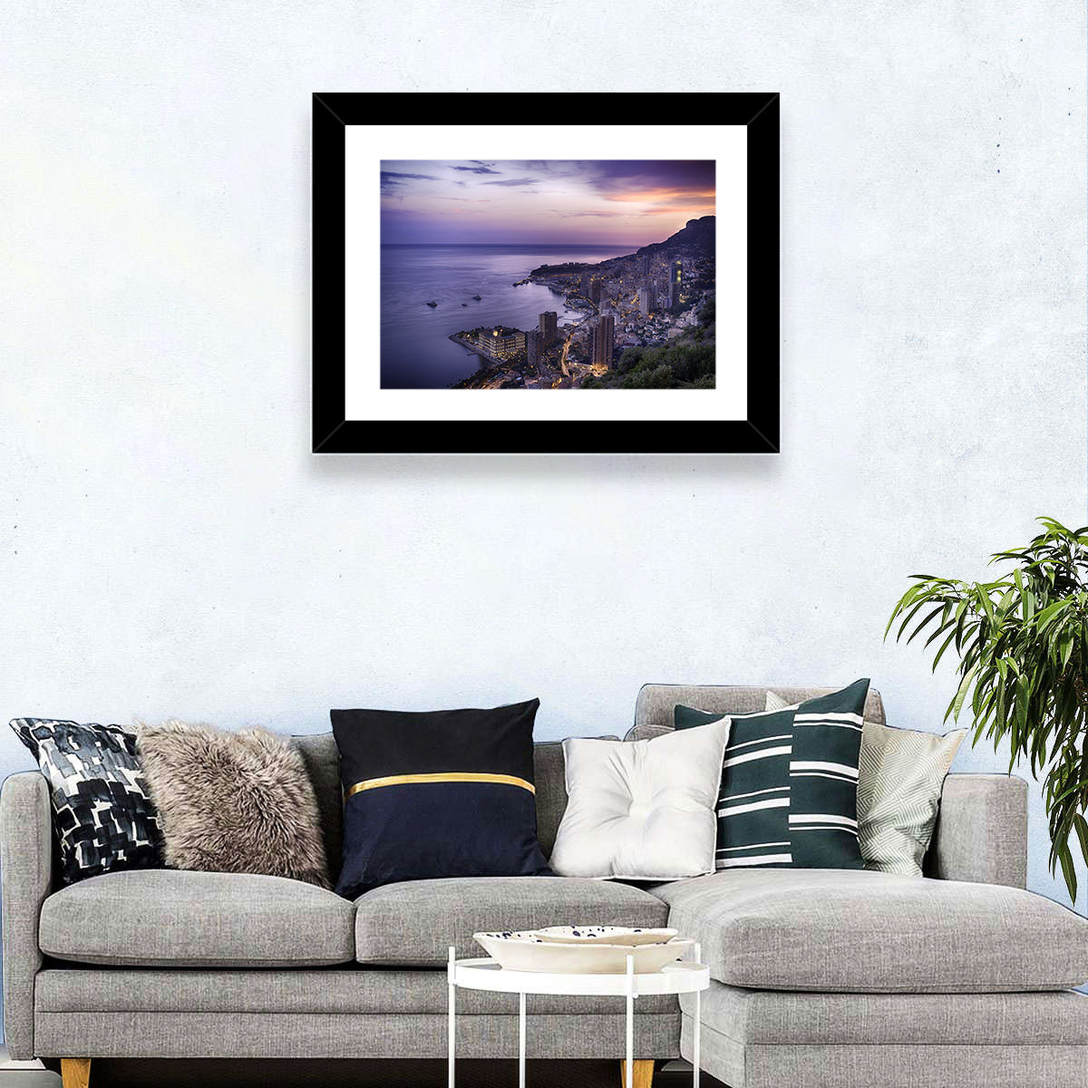 Monte Carlo City Wall Art