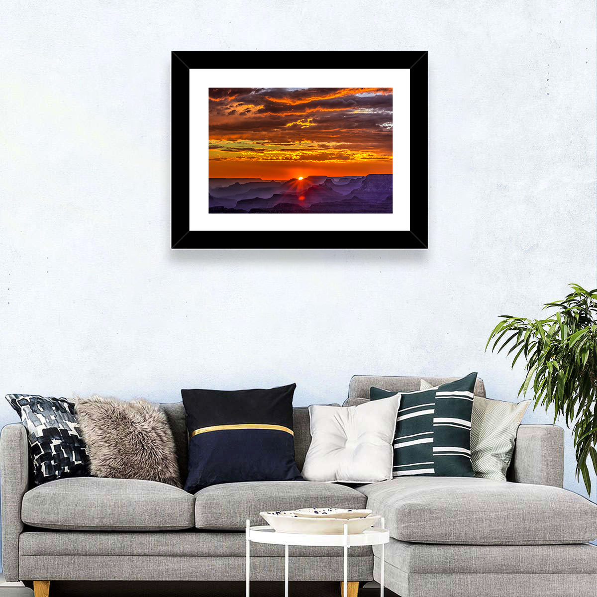 Lipan Point Golden Sunset Wall Art