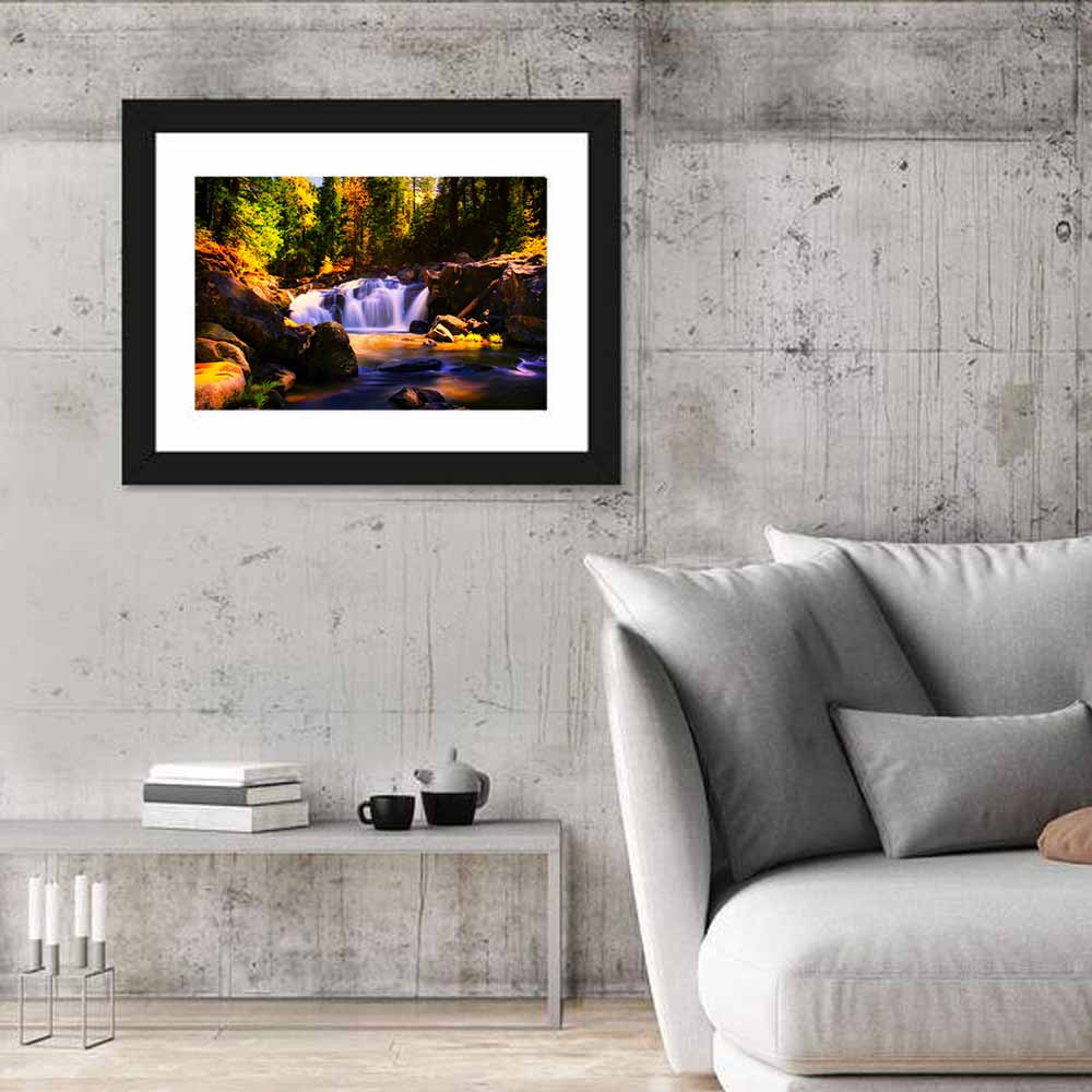 Mountain Waterfall Wall Art