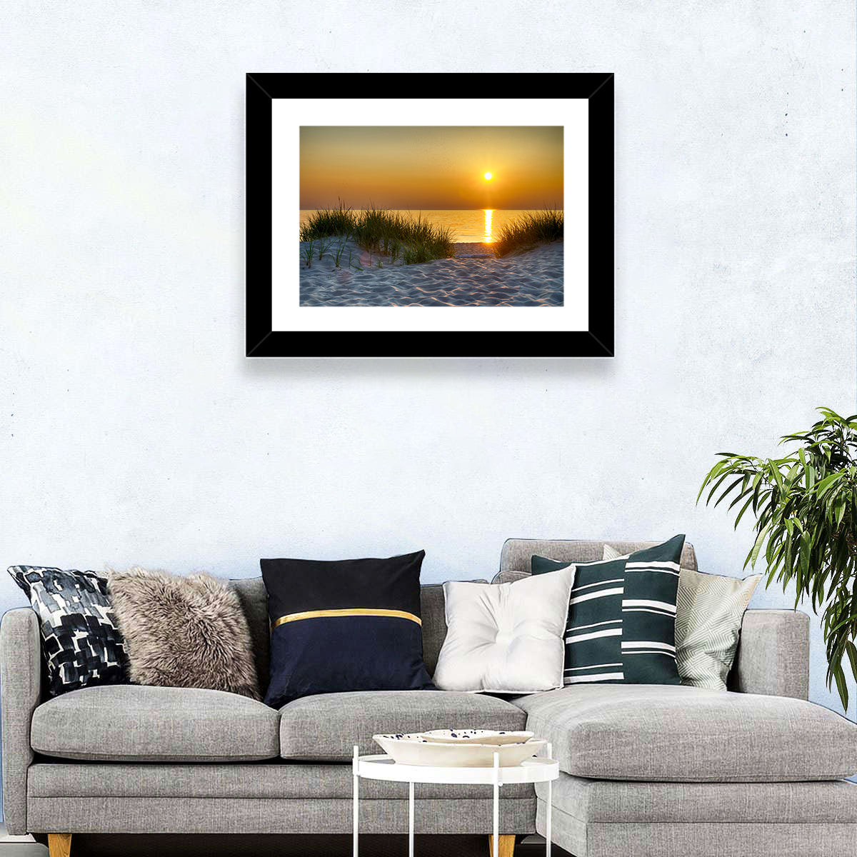 Lake Michigan Sand Beach Wall Art
