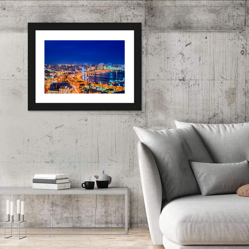 Baku Skyline Wall Art