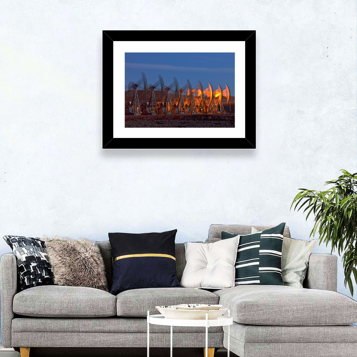 Oil Pump Jack Wall Art