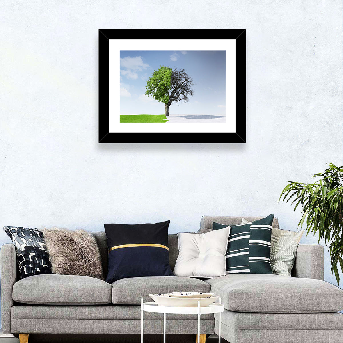 Summer & Winter Tree Wall Art