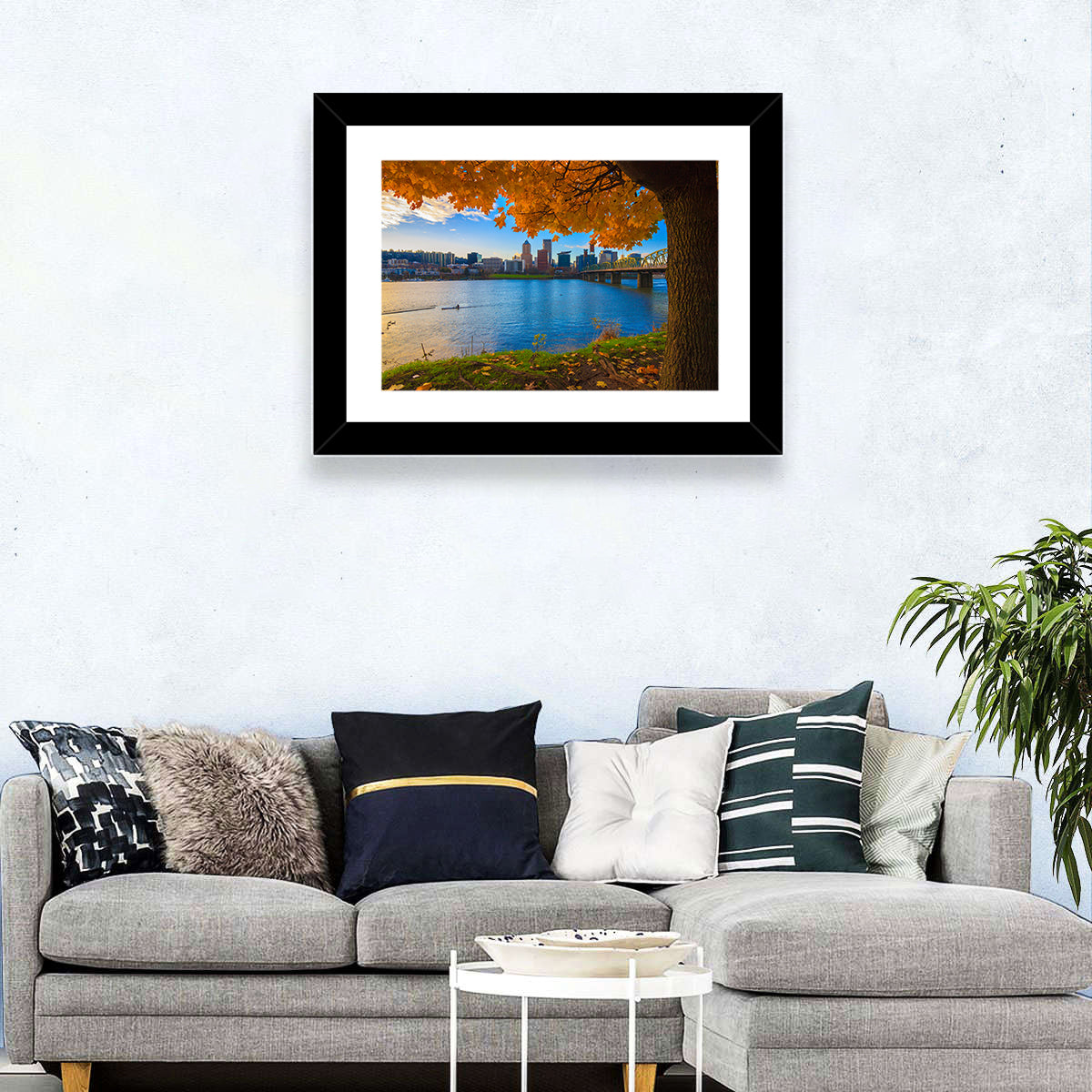 Portland Willamette River Wall Art